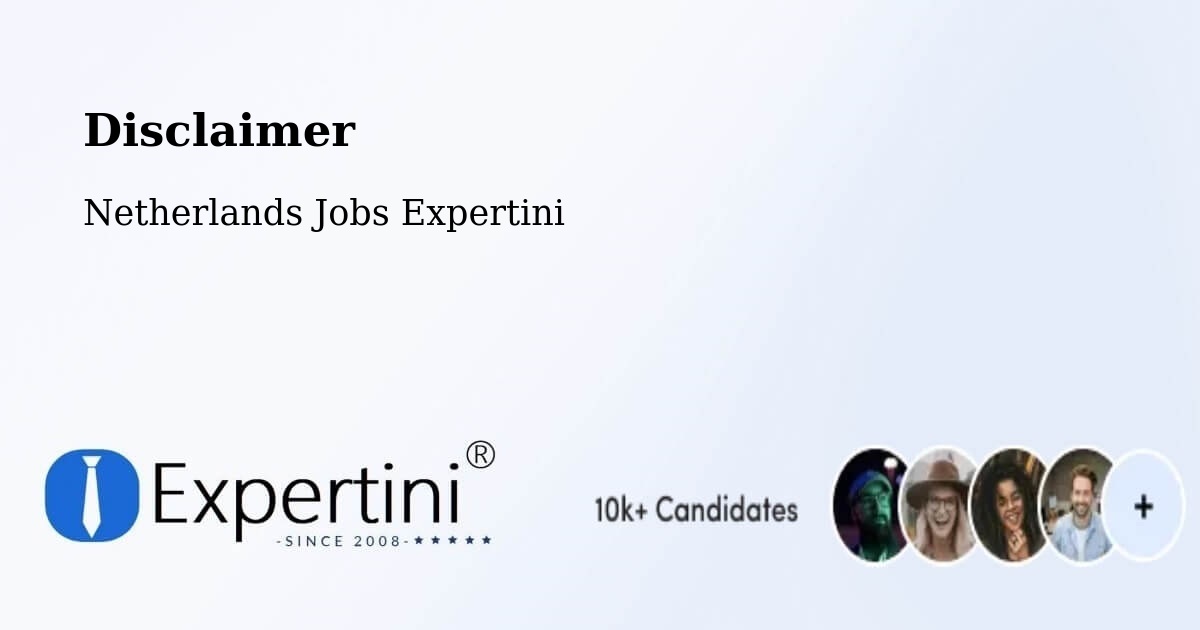 Disclaimer – Oud Caberg - Netherlands Jobs Expertini
