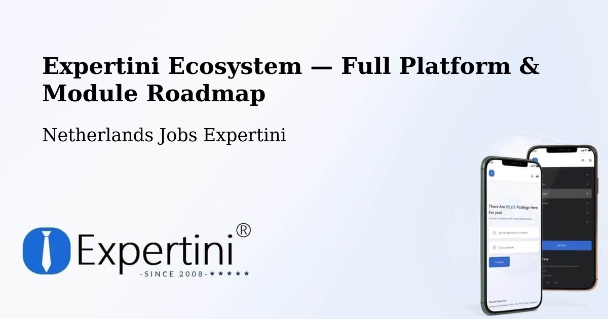 Expertini Ecosystem — Full Platform & Module Roadmap – Oud Caberg